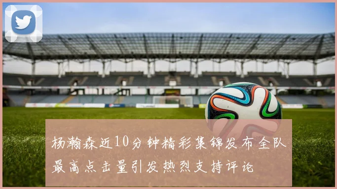 杨瀚森近10分钟精彩集锦发布全队最高点击量引发热烈支持评论
